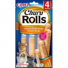 INABA Churu Rolls ласощі для котів рулетики з куркою 4 шт*10 г