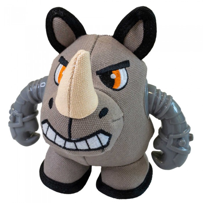 Croci іграшка для собак "Носоріг - казковий воїн" з пищалкою 18х12х12 см