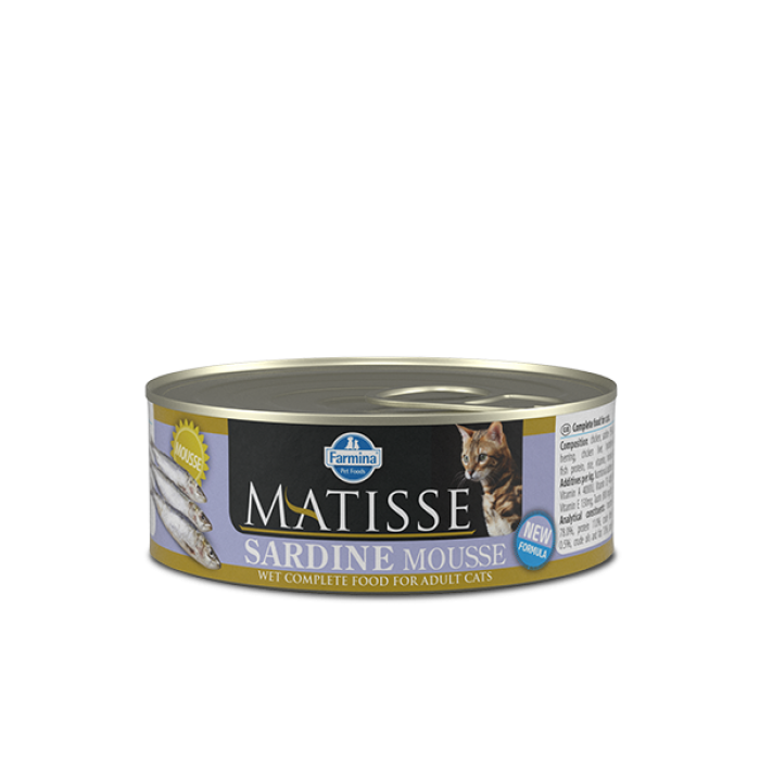 Farmina Matisse Cat Mousse Sardine вологий корм для котів з сардиною 85 г