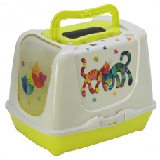 Moderna Trendy Cat Friends Forever закритий туалет для котів (лимонний) 