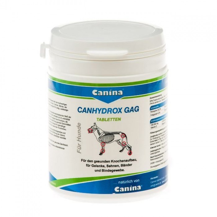 Canina Petvital Canhydrox GAG вітаміни для суглобів собак великих порід 200 г/120 таб.