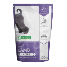 Nature's Protection Sensitive Digestion Lamb вологий корм для собак малих порід з ягням 100 г*12шт