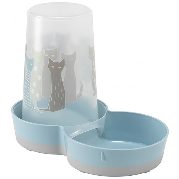 MODERNA TASTY LARGE MAASAI Автогодівниця/Автопоїлка (блакитна) 1,5 л