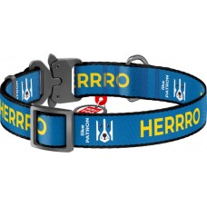 Collar WAUDOG Nylon нашийник "Патрон" з QR паспортом та металевою фурнітурою для собак S