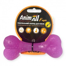AnimAll Fun іграшка для собак "Кісточка" (фіолетова) 15 см​