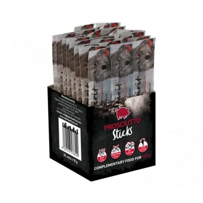 Alpha Spirit Dog Sticks Prosciutto напіввологі ласощі для собак з прошуто 30*10г (палички)