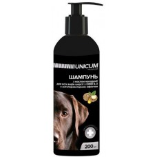 Unicum шампунь для собак з олією макадамії 200 мл.