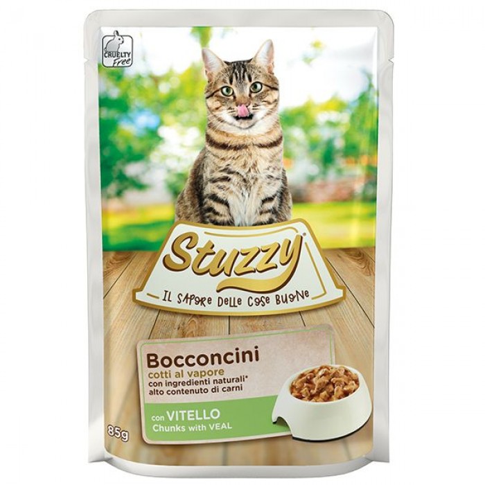 Stuzzy Cat Veal вологий корм для котів з телятиною в соусі 85 г