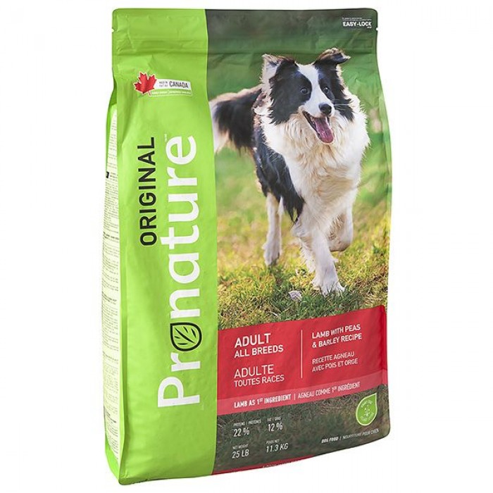 Pronature Original Dog Adult Lamb сухий корм для дорослих собак з ягням 11,3 кг