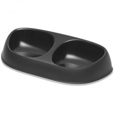 Moderna Sensibowl подвійна миска для котів (чорна) 2х200 мл