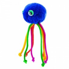 Природа іграшка для котів "Восьминіг на резинці" 5 см