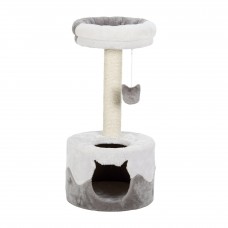 Trixie Nuria кігтеточка для котів з будиночком біла/сіра 71 см