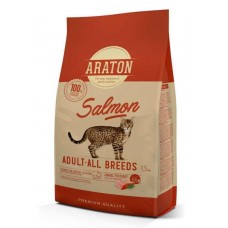 Araton Salmon Adult All Breeds сухий корм для дорослих котів з лососем 1,5кг