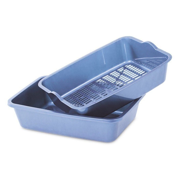 ТМ Природа Барсик туалет для котів глибокий з сіткою 40х30х11 см