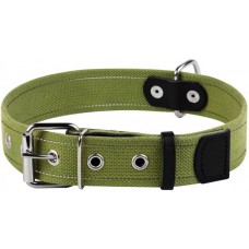 Collar брезентовий нашийник зі світловідбиваючою ниткою для собак L