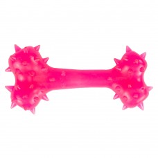 AGILITY іграшка для собак кістка з шипами (рожева) 12 см
