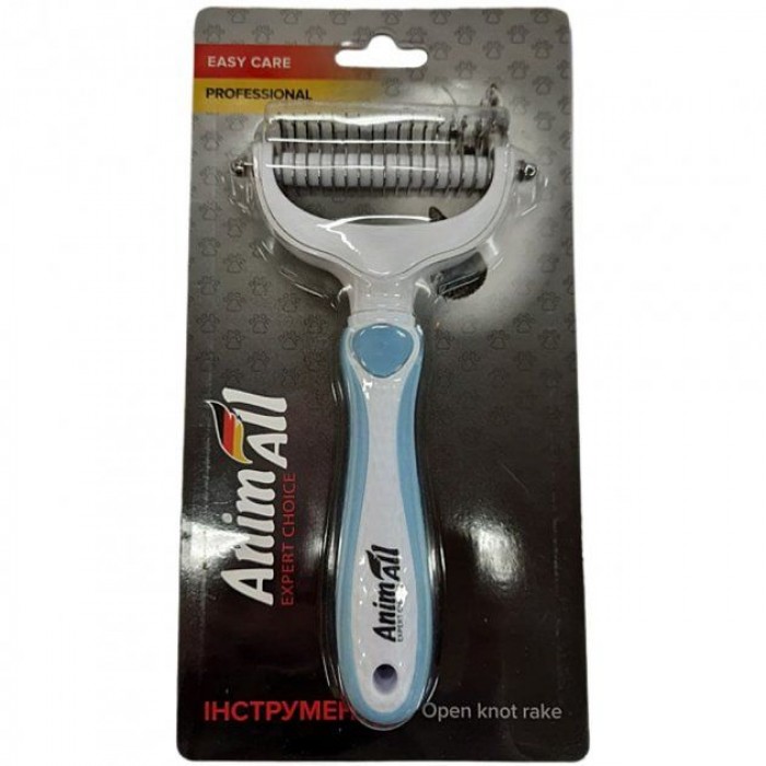 AnimAll Groom ковтуноріз для собак і котів (блакитний)