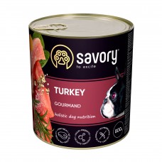 Savory Dog Gourmand індичка 800g