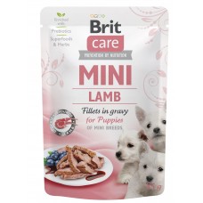 Brit Care Mini pouch  для цуценят філе в соусі ягня 85g 