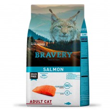 Bravery Salmon Adult Cat сухий корм для котів з лососем 7 кг