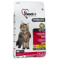 1st Choice Sterilized Chicken сухий корм для стерилізованих котів 5 кг