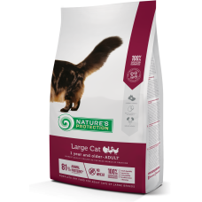 Nature's Protection Large cat cухий корм для дорослих котів великих порід 2кг