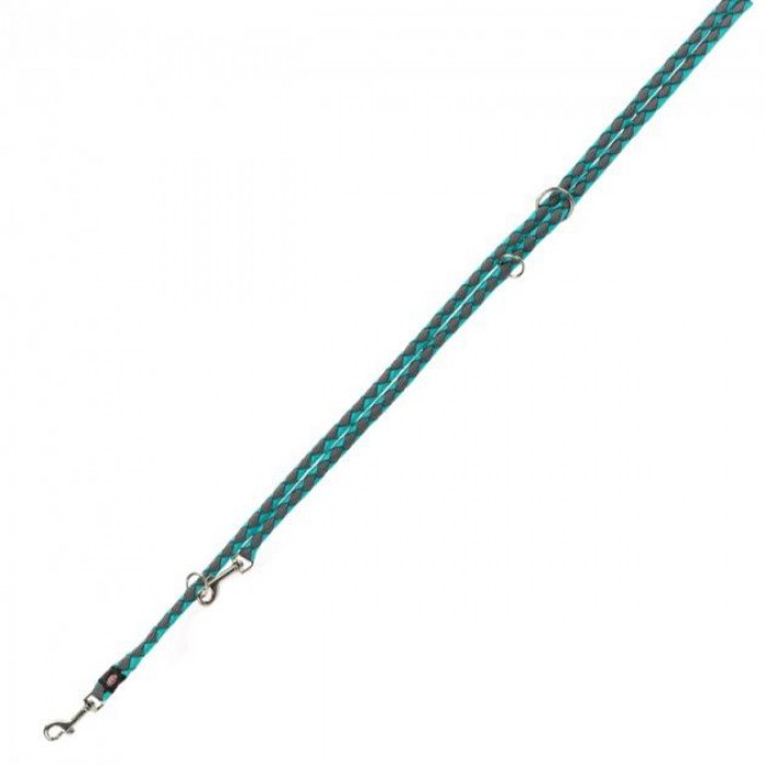 Trixie Cavo повідець-перестібка для собак великих та гігантських порід кольору морська хвиля/графіт розмір: L-XL 2м/18мм