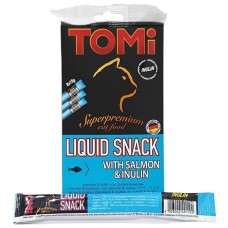 TOMI LIQUID SNACK SALMON & INULIN рідкі ласощі для котів з лососем та інуліном 15 г