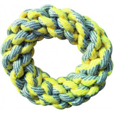 Croci Pastel іграшка для собак "Бублик плетений" (жовтий) 18 см