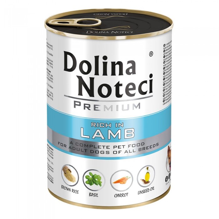 Dolina Noteci Premium вологий корм для собак з ягням 400 г