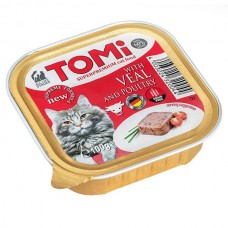 TOMI VEAL POULTRY паштет для котів з птицею та телятиною 100 г