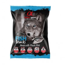 Alpha Spirit Dog Snacks Fish напіввологі ласощі для собак з риби 50г (кубики)