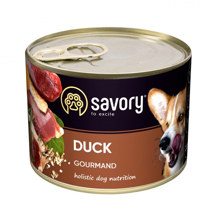 Savory Dog Gourmand качка 200g