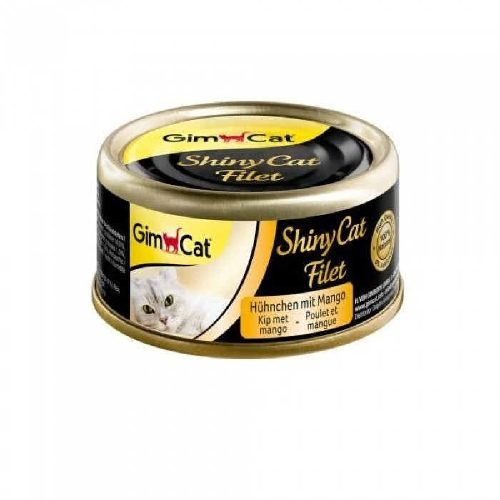 GimCat Shiny Cat Filet курка та манго 70g
