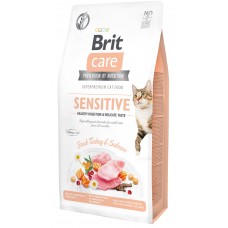 Brit Care Cat GF Sensitive HDigestion and Delicate Taste, 7кг (для вибагливих кішок)