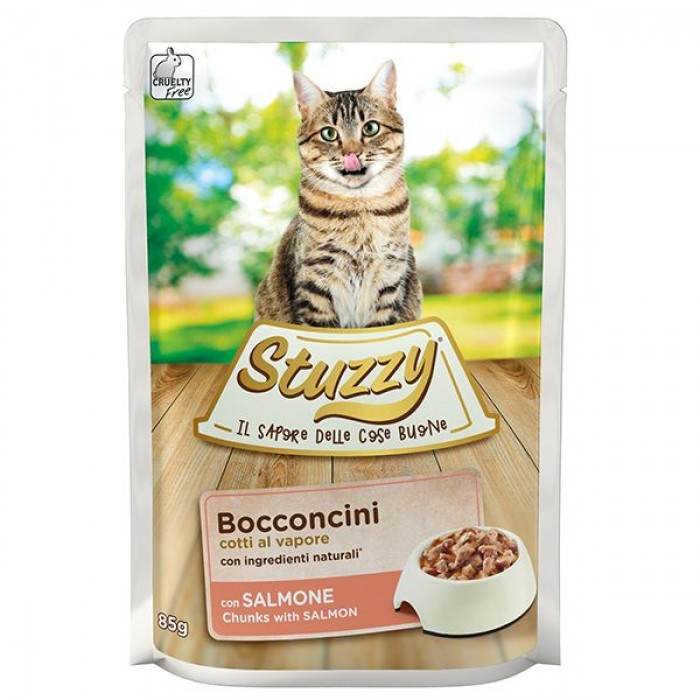Stuzzy Cat Salmon вологий корм для котів з лососем в соусі 85 г
