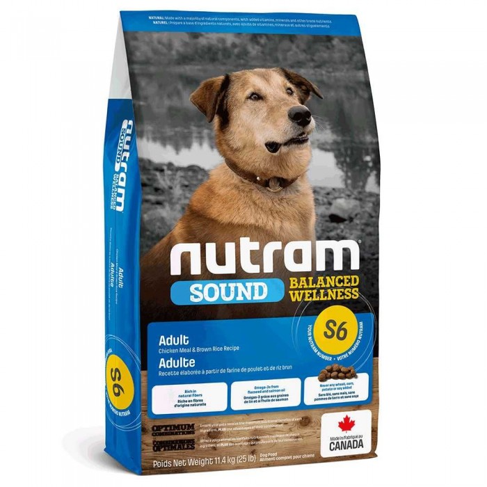 Nutram Sound Balanced Wellness Adult Dog сухий корм для собак з куркою та коричневим рисом 2 кг