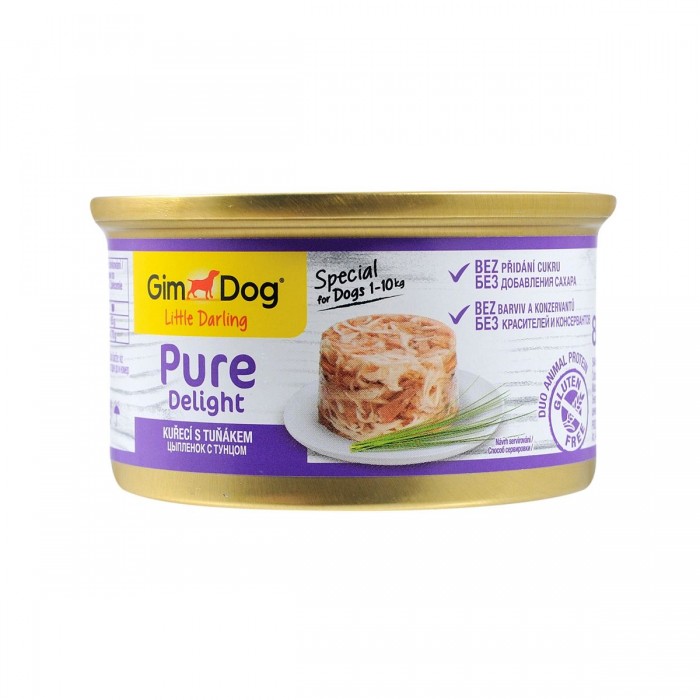 GimDog Little Darling Pure Delight з куркою та тунцем для собак 85g