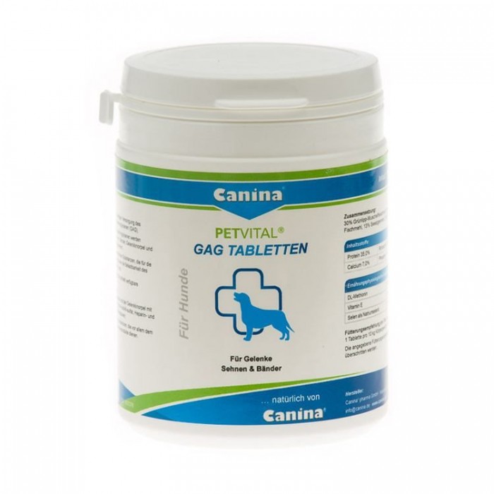 Canina Petvital GAG вітаміни для собак з екстрактом мідій 180 г/180 таб.