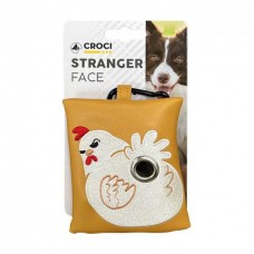 Croci Stranger Face Bulldo міні-сумка з пакетами для прибирання за собаками 10,5х8,5 cм