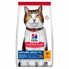 Hill's SP Mature Adult 7+ сухий корм для зрілих котів з куркою 10 кг