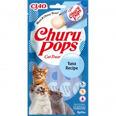 INABA Churu Pops ласощі для котів з тунцем 4 шт*15 г