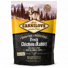 Carnilove Fresh Chicken and Rabbit for Adult dogs із куркою та кроликом для дорослих собак усіх порід 1,5 kg
