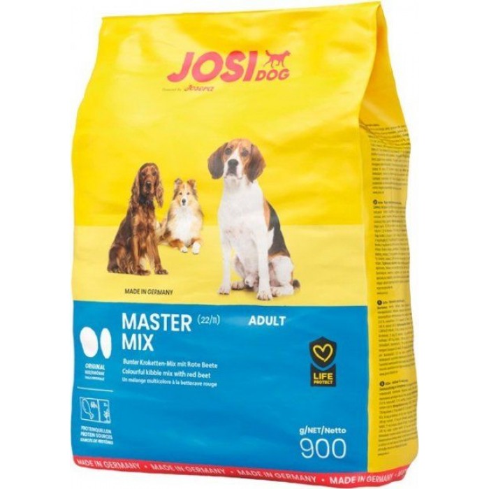 Josera JosiDog Master Mix сухий корм для собак з різнобарвними крокетами 0,9 кг