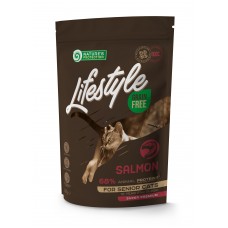 Lifestyle Grain Free Salmon Senior Cat для літніх котів з лососем 0,4 кг