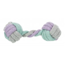 Trixie іграшка для собак гантель із каната яскрава 15 см