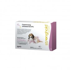 Stronghold протипаразитарні краплі для кошенят та цуценят вагою до 2,5 кг (1 піпетка 0,25 мл)