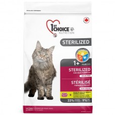 1st Choice Sterilized Chicken сухий корм для стерилізованих котів 10 кг
