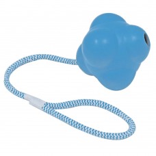 Croci іграшка для собак "Литий атом на мотузці" (блакитний) 13х51см