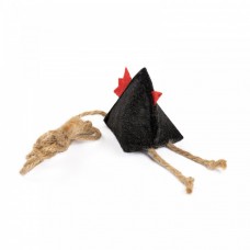 Природа іграшка для котів "Курочка з повсті" 6х5 см